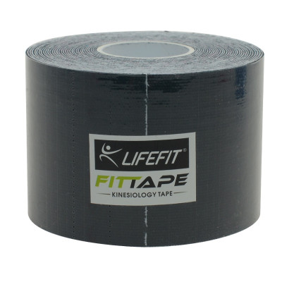 Páska tejpovacia KinesionLIFEFIT® tape 5cmx5m čierna