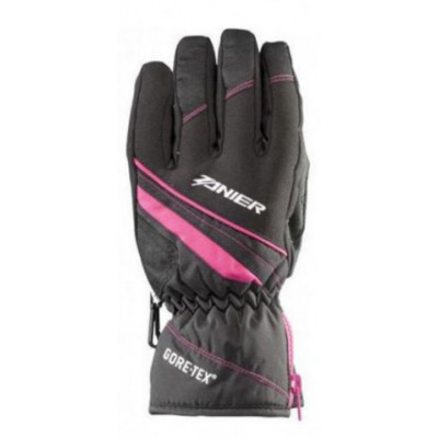 Lyžiarske rukavice ZANIER RAURIS GTX KID black/pink
