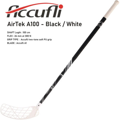 Florbalová hokejka ACCUFLI AirTek A100 White