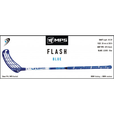 Florbalová hokejka MPS FLASH Blue Junior 85cm