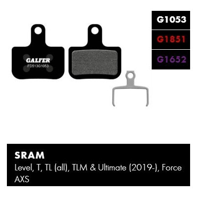 Brzdové platničky Galfer FD513 - Sram - Road