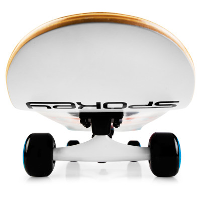 Skateboard Spokey SKALLE 78,7x20cm, ABEC7, bielo-modrý