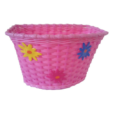 Košík predný plast detský ružový