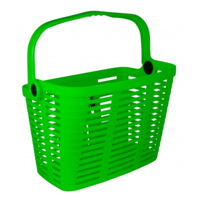Košík predný FORCE KLICK FIX plastový zelený