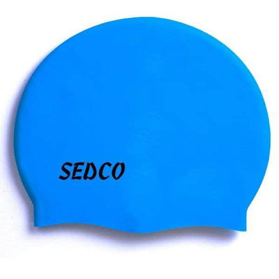 Plavecká čiapka Silicon modrá