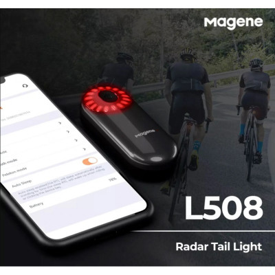 Svetlo zadné Magene s radarom USB nabíjanie