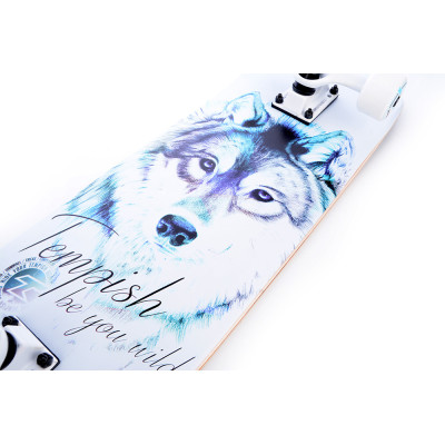 Skateboard BLUE WOLF